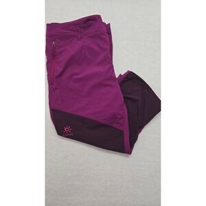 Kailas Womens Purple Hiking Capris Cropped Pants Outdoor XL‎